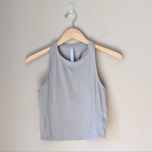 Athleta Crop Ribbed Tank size small